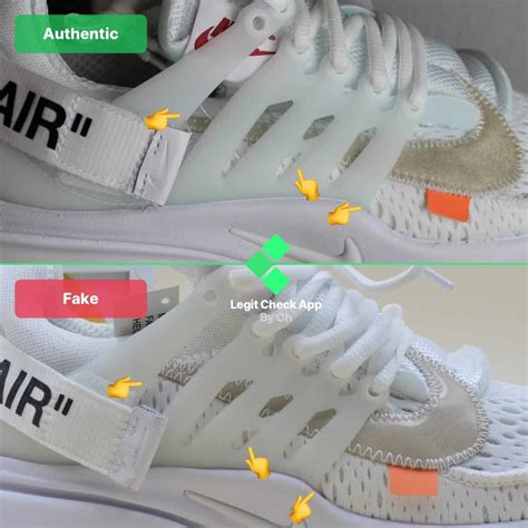 how to tell if nike prestos are fake|real vs fake off white presto.